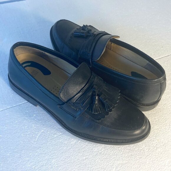 Nunn Bush  SZ 8 Black leather Kilt & Tassel Comfort Gel Loafer Casual Office main image 5